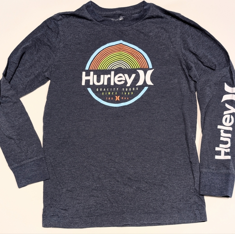 Hurley Navy Short-Sleeve Crew Tee